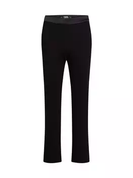 Брюки Karl Lagerfeld Flared Pants, черный