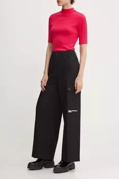 Брюки Karl Lagerfeld Jeans, черный