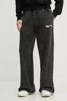 Брюки Karl Lagerfeld Jeans, серый