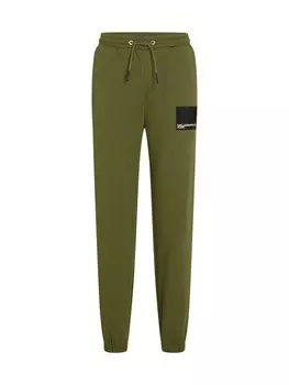 Брюки KARL LAGERFELD JEANS Tapered Pants, зеленый