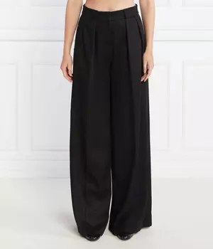 Брюки Karl Lagerfeld Loose Fit, черный