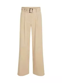 Брюки Karl Lagerfeld Loose fit Pleat-Front Pants, черный