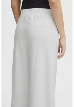 Брюки KATE WIDE ICHI, белый