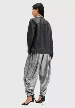 Брюки KAYE AllSaints, серебристый