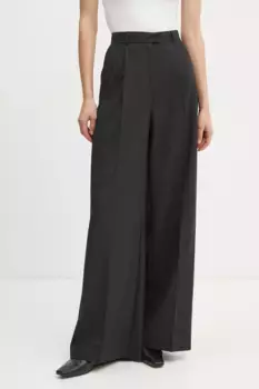 Брюки Kelly из смесовой шерсти Herskind, черный