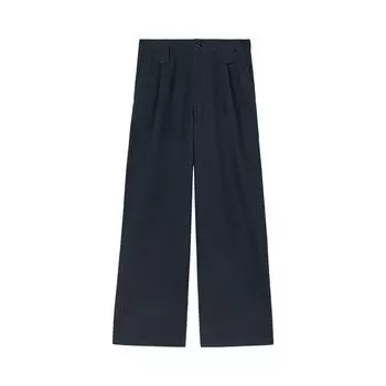 Брюки Kenzo Pleated Oversize Pant 'Blue/Black', синий