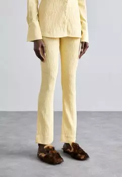 Брюки Kind Pleat Trousers Holzweiler, цвет light yellow