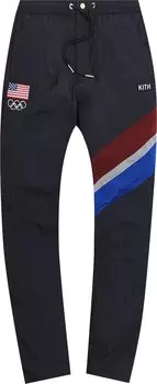 Брюки Kith USA Olympics Track Pant 'Black', черный