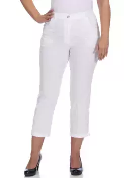 Брюки KjBRAND 7/8 "BEA 7/8", негладкие, белый