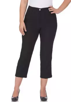 Брюки KjBRAND 7/8 "BEA 7/8", негладкие, черный