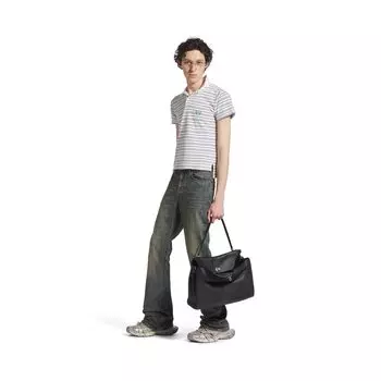 Брюки-клеш BALENCIAGA, светло-голубой