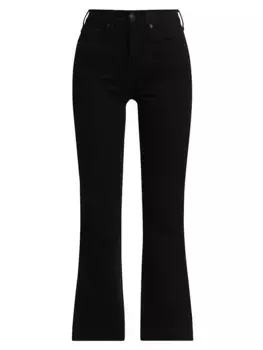 Брюки-клеш Carson с высокой посадкой Veronica Beard, цвет onyx