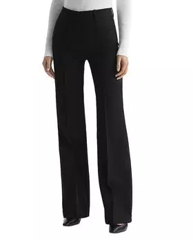 Брюки клеш Claude Flare REISS, черный