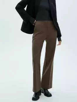 Брюки-клеш от chloe Mango, коричневый