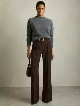 Брюки-клеш от petite claude Reiss, коричневый