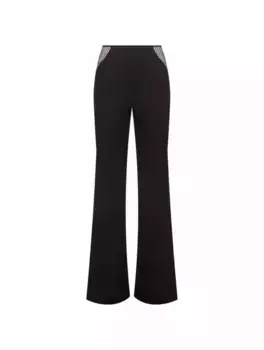 Брюки клеш с пайетками Rotate Birger Christensen, черный