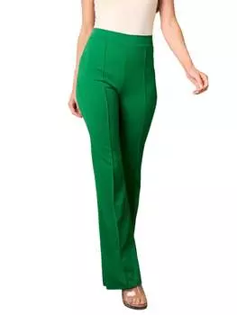 Брюки клеш с высокой талией зеленого цвета Wholesale Fashion Trends