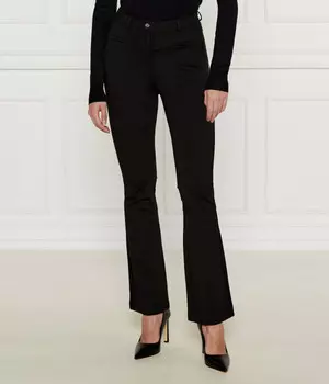 Брюки-клеш женские Guess Jeans из вискозы, черный