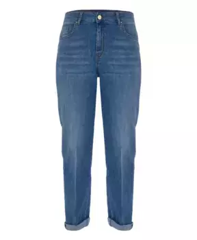 Брюки Клише со складками и манжетами Kocca, синий