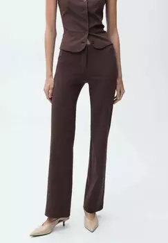 Брюки KLUM Mango, коричневый