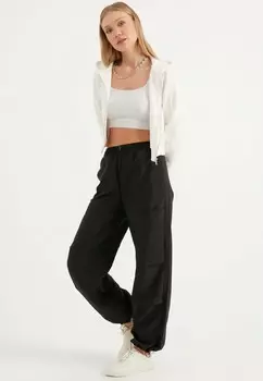 Брюки KNEE STITCHING DETAIL Herita, черный