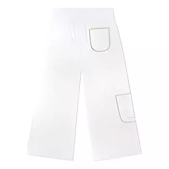 Брюки knit cargo straight casual pants 'white' Converse, белый