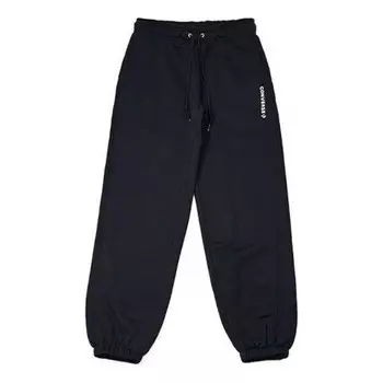 Брюки knit pants 'black' Converse, черный