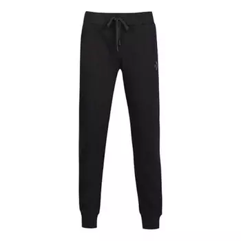Брюки knitted sweatpants 'black' Converse, черный