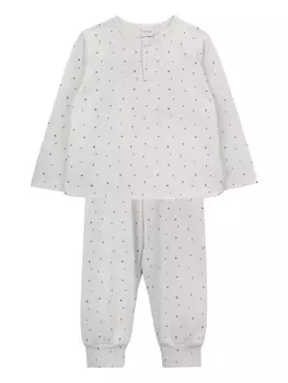 Брюки Knot Pencil Dots (комплект из двух штук), белый