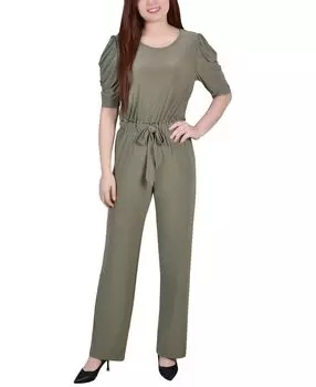 Брюки комбинезона с рукавами до локтя миниатюрного размера NY Collection