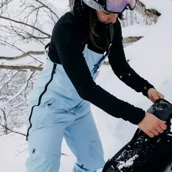 Брюки-комбинезоны Kimmy AK GORE-TEX 3L женские Burton, цвет Moonrise