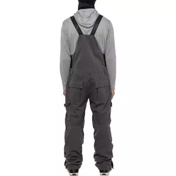 Брюки-комбинезоны с утеплением Hot Lap мужские 686, цвет Charcoal Colorblock