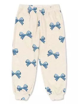 Брюки Konges Sljd с кружевным принтом, нейтральный