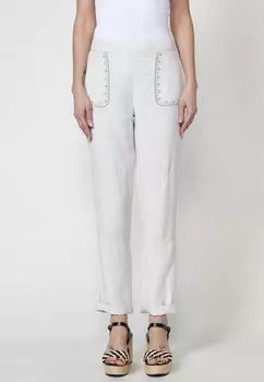 Брюки Koroshi, слоновая кость