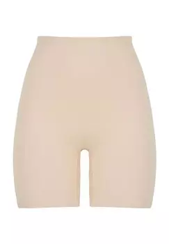 Брюки короткие, пояс на резинке, женские NATURANA, бежевый