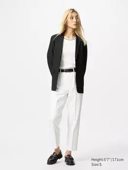 Брюки короткие Uniqlo, цвет 00 белый