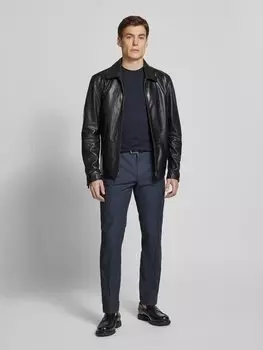 Брюки костюмные облегающие с фактурным рисунком, модель «Хэнк» JOOP! Collection