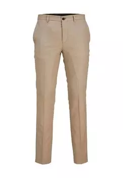 Брюки костюмные, очень узкие, однотонные, мужские JACK & JONES, цвет Pure