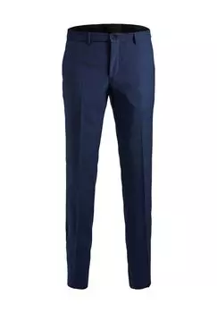 Брюки костюмные, очень узкие, однотонные, мужские JACK & JONES, цвет Medieval