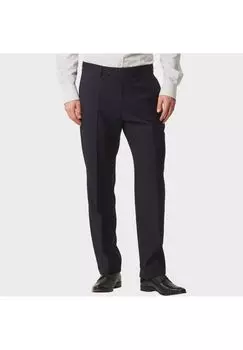 Брюки костюмные, складки, прямые, мужские ROY ROBSON, темно-синий