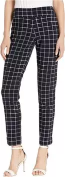 Брюки Krazy Larry Microfiber Long Skinny Dress Pants, цвет Navy/White