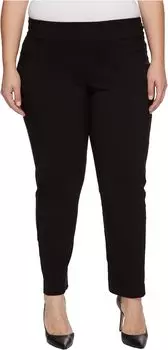 Брюки Krazy Larry Plus Size Pull-On Ankle Pants, черный