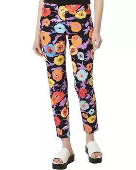 Брюки Krazy Larry Pull on Ankle, цвет Black Floral