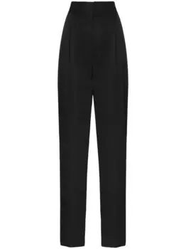 Брюки кроя слим с завышенной талией и логотипом AMBUSH, черный