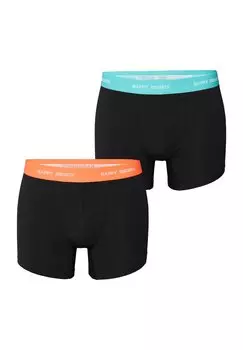 Брюки-кюлоты 2 PACK Happy Shorts, цвет Black Neon