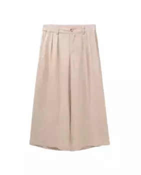 Брюки-кюлоты для девочки с разрезами телесного цвета Dadati, цвет Nude