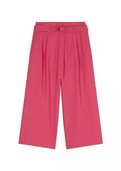 Брюки-кюлоты Marc O'Polo Wide leg Pleat-Front Pants, цвет magenta
