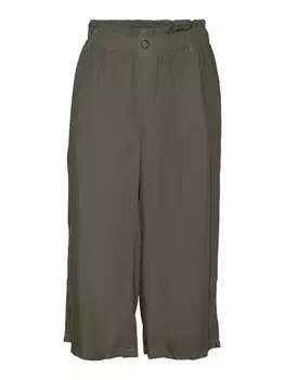 Брюки-кюлоты Noisy may Wide leg Pants IDA MARIE, хаки