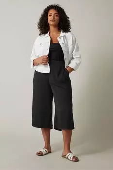 Брюки-Кюлоты с воздушным потоком Evans, черный