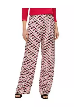 Брюки-кюлоты, свободного кроя, со средней талией, женские s.Oliver BLACK LABEL, цвет Lilac Pink